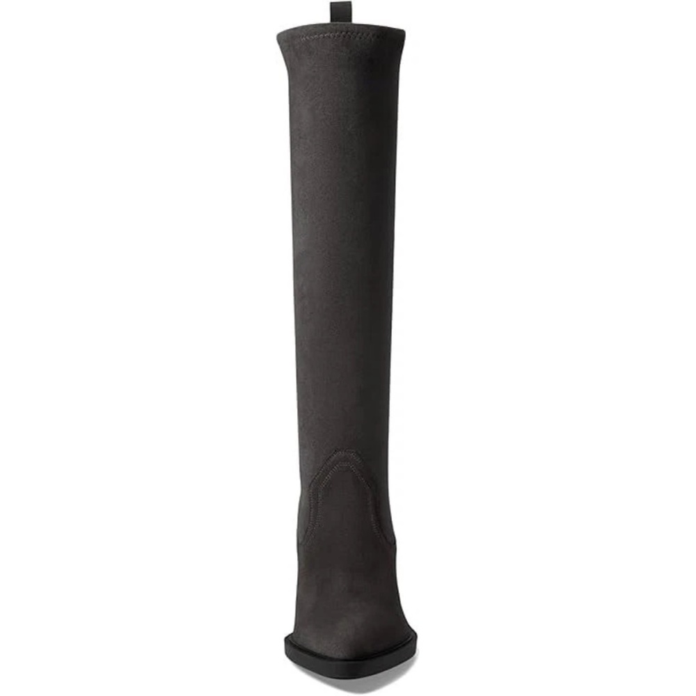 $598 La Canadienne Paton Western Boot Waterproof Suede Knee High Grey Heel 35.5 - Picture 2 of 16